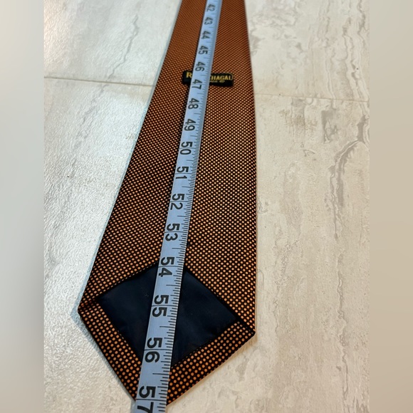 Rene Chagal Dress Tie, Classy Tiny Dots Statement - Picture 7 of 10